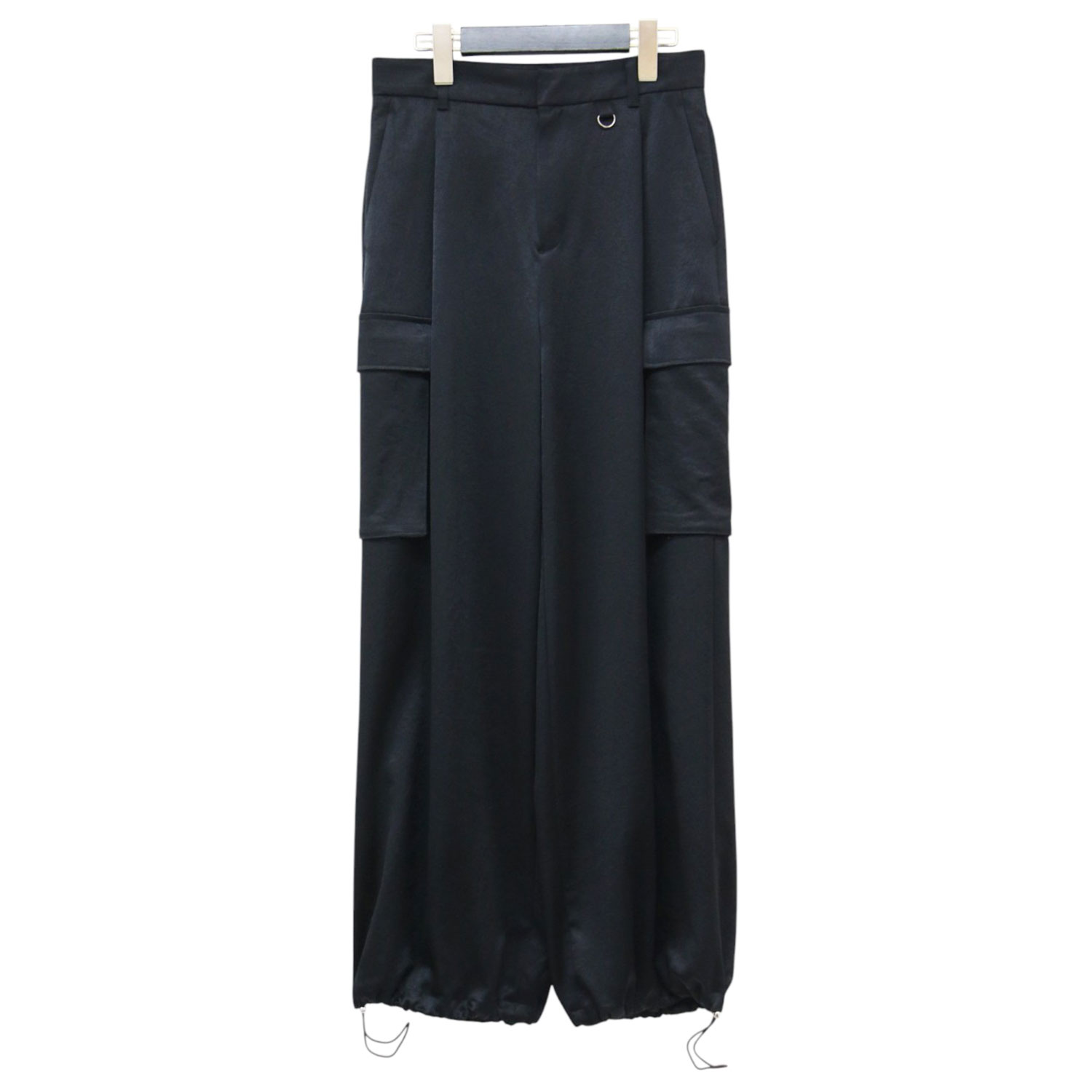乐天商城 - Deuxieme Classe ドゥーズィエム クラス パンツ ブラック 黒 サイズ:34(XS) | EVERYDAY I LIKE. リリース ミニマル サテン カーゴパンツ / ミリタリーワークパンツ | ボトムス ズボン【レディース】【中古】【K4856】