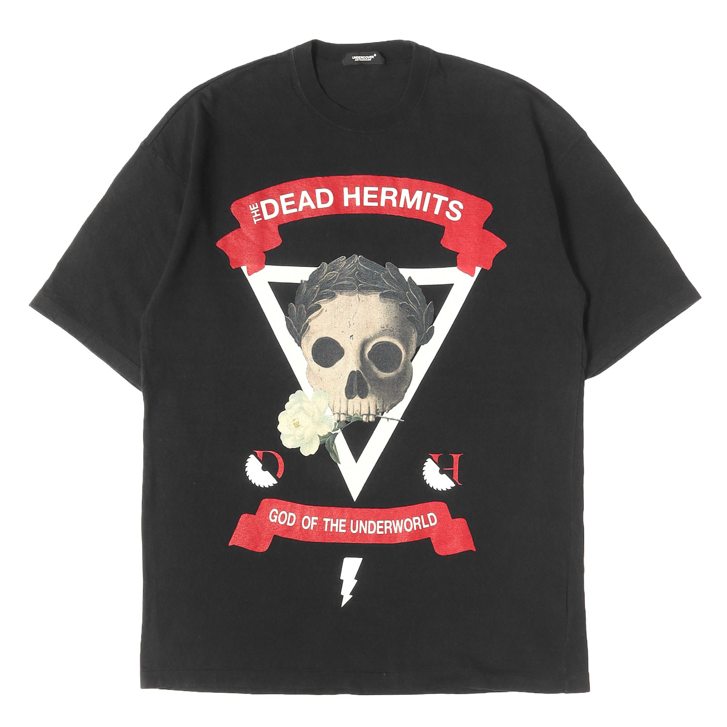 乐天商城 - UNDERCOVER アンダーカバー Tシャツ ブラック 黒 サイズ:2 | THE NEW WARRIORS期 スカル グラフィック オーバーサイズ Tシャツ | トップス カットソー 半袖【メンズ】【中古】【K4846】