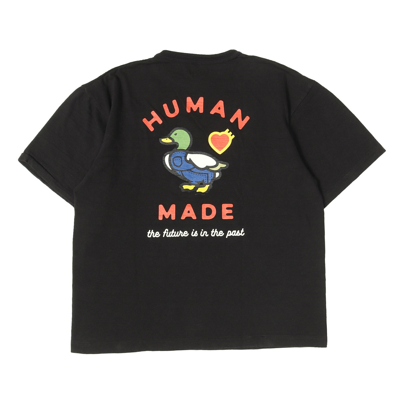 乐天商城 - HUMAN MADE ヒューマンメイド Tシャツ ブラック 黒 サイズ:XL | 24AW ダック プリント Tシャツ (Graphic T-Shirt) | トップス カットソー 半袖【メンズ】【中古】【美品】【K4858】
