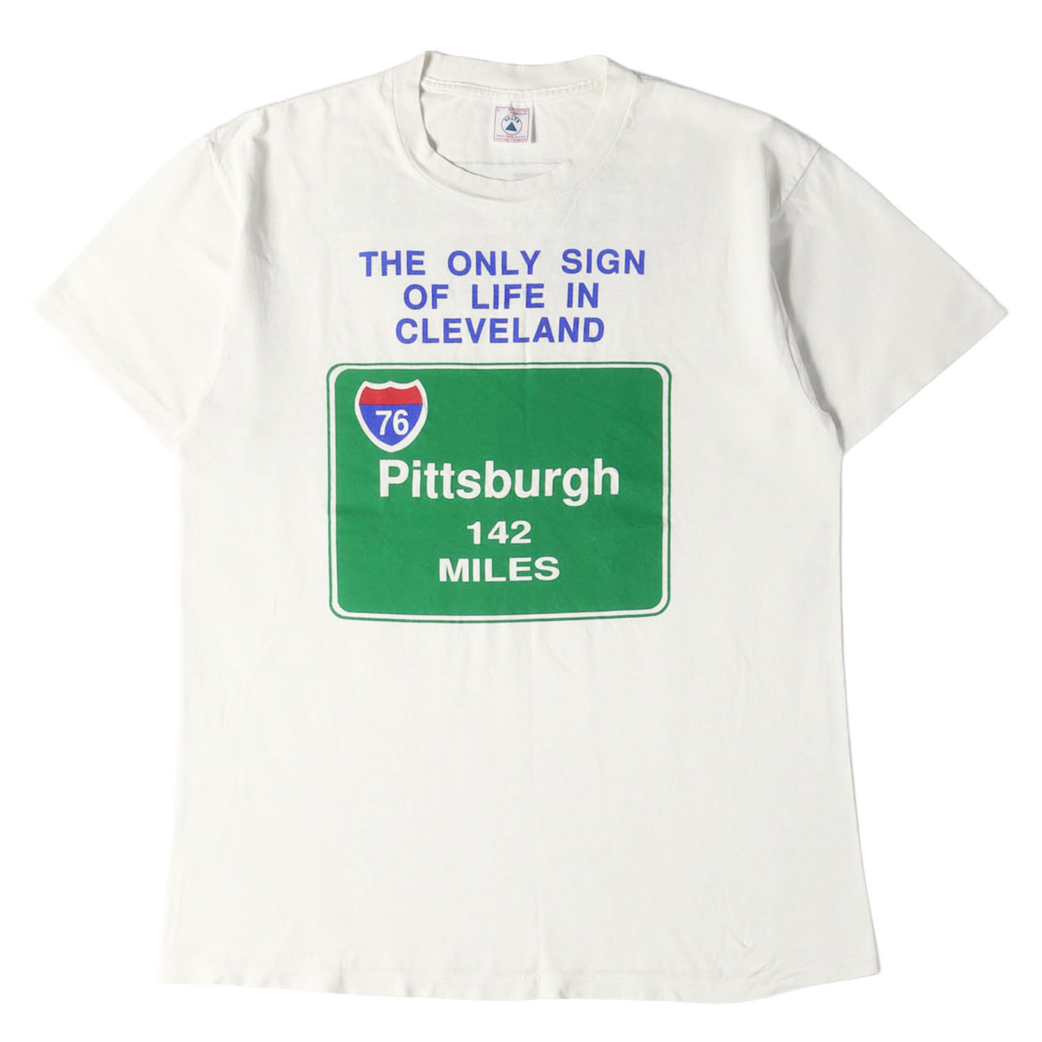 90s - 00s ヴィンテージ古着 90s EAST SIDE PUB 両面プリント Tシャツ グアテマラ製 DELTA ホワイト 白 サイズ:L