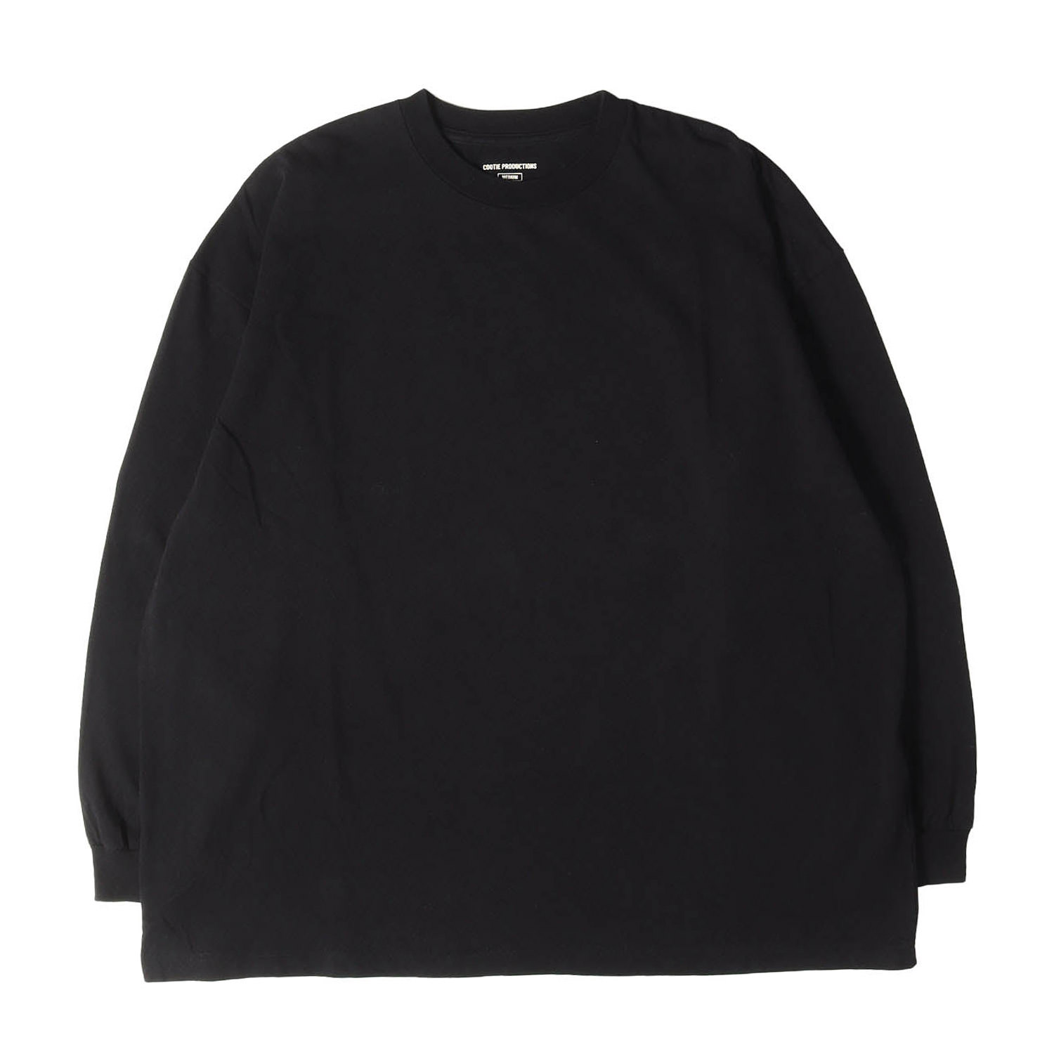 乐天商城 - COOTIE クーティー Tシャツ ブラック 黒 サイズ:M 21SS オーバーサイズ ヘビー ロングスリーブ Tシャツ (Open End Yarn Error Fit L/S Tee) トップス カットソー 半袖 日本製【メンズ】【中古】【K4852】