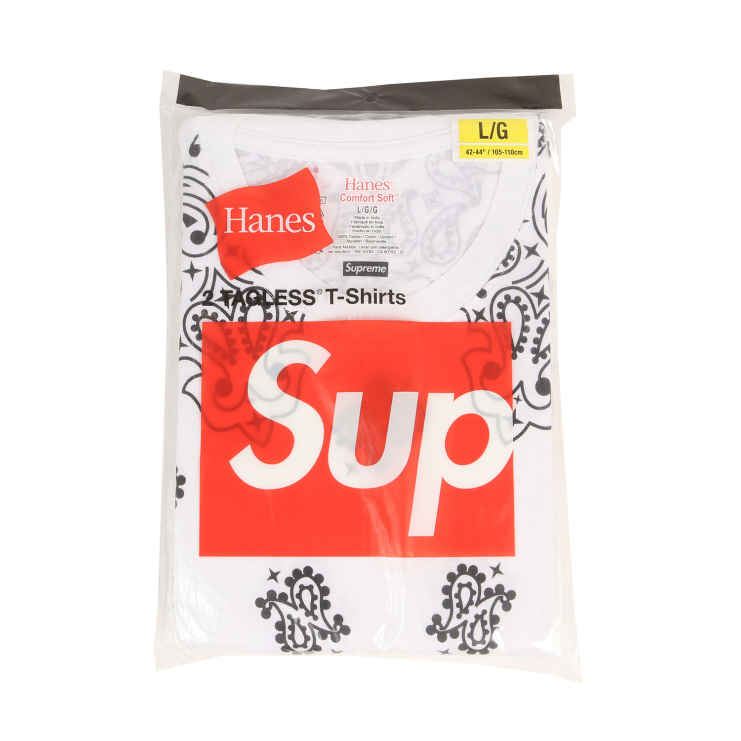 楽天市場】supreme hanes 2枚の通販