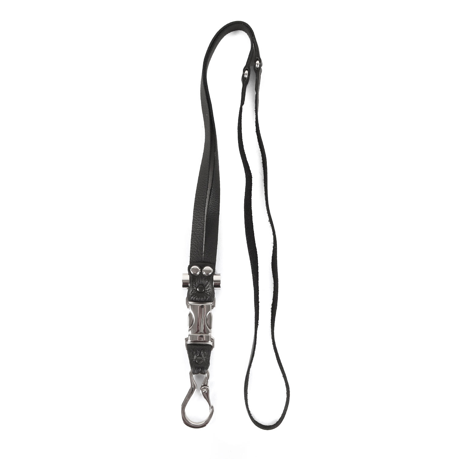 BLACK TRIANGLE DESIGN ブラックトライアングルデザイン 初期モデル レザー ネックホルダー (leather neck holder) | ブラック 黒 | ブランド ファッション アイテム【メンズ】【中古】【美品】【K4625】