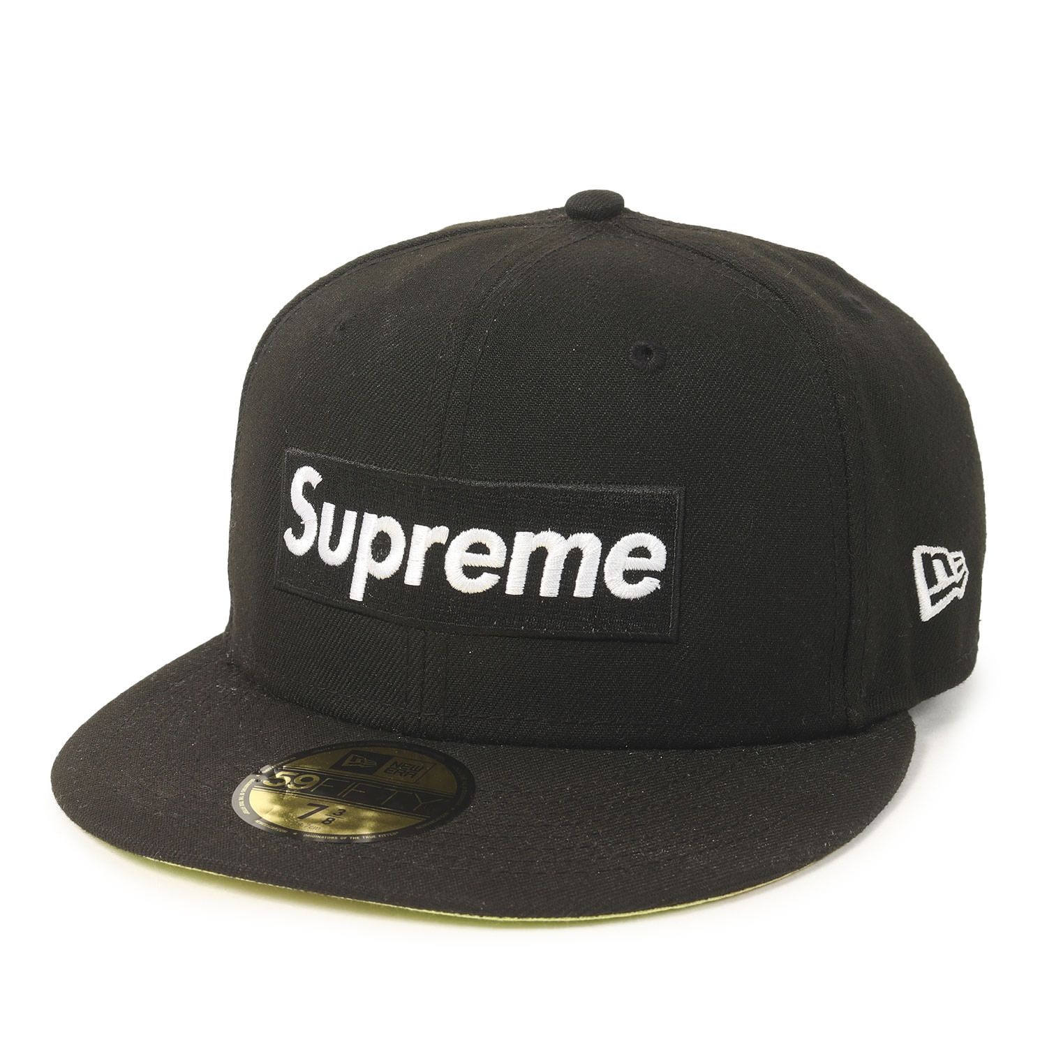Supreme シュプリーム キャップ サイズ:7 3/8(58.7cm) 21AW NEW ERA ボックスロゴ ベースボールキャップ No Comp Box Logo ブラック 黒 ブランド 帽子 コラボ 別注