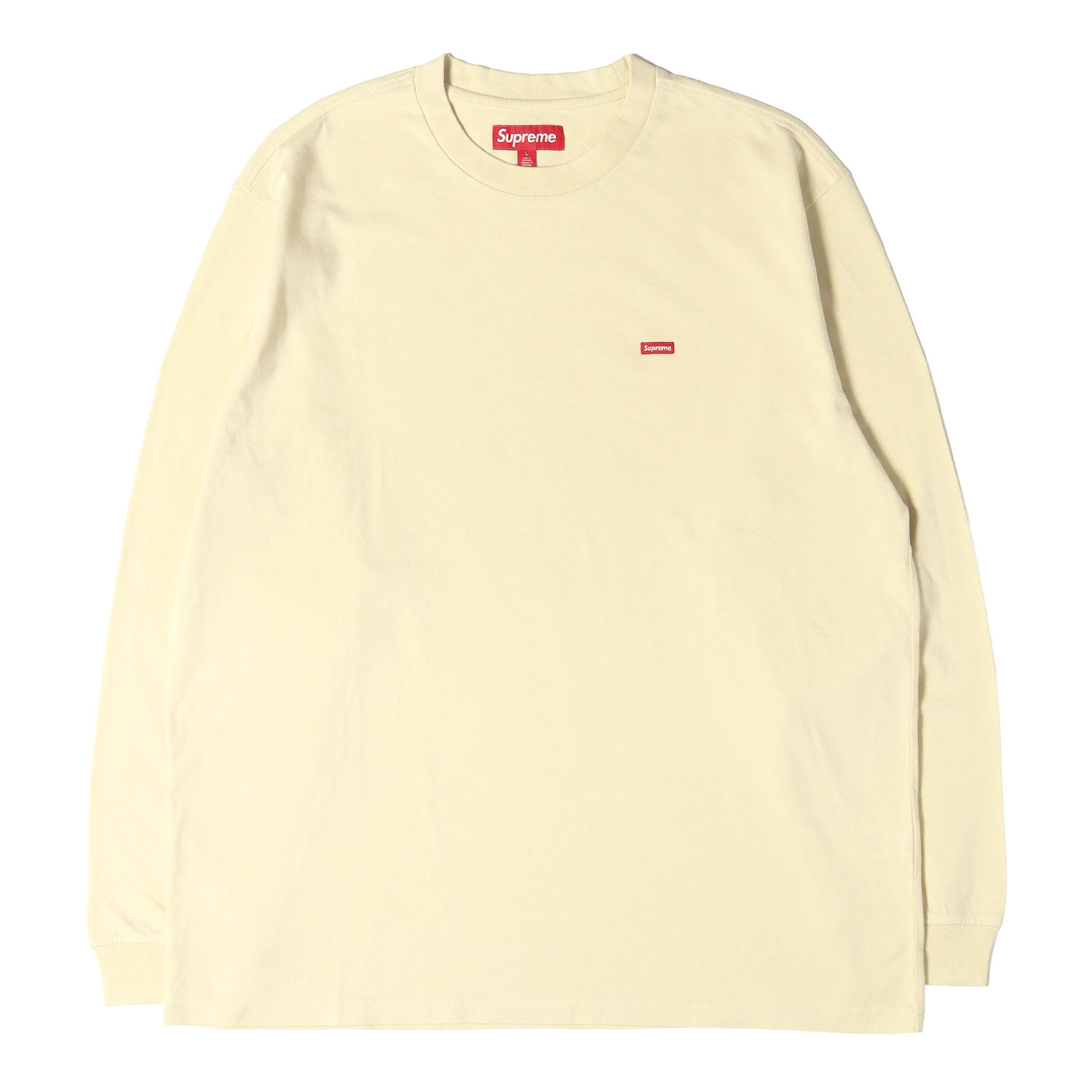 Supreme シュプリーム Tシャツ ライトタン サイズ:L 24SS スモールボックスロゴ ロングスリーブTシャツ Small Box L/S Tee トップス カットソー 長袖