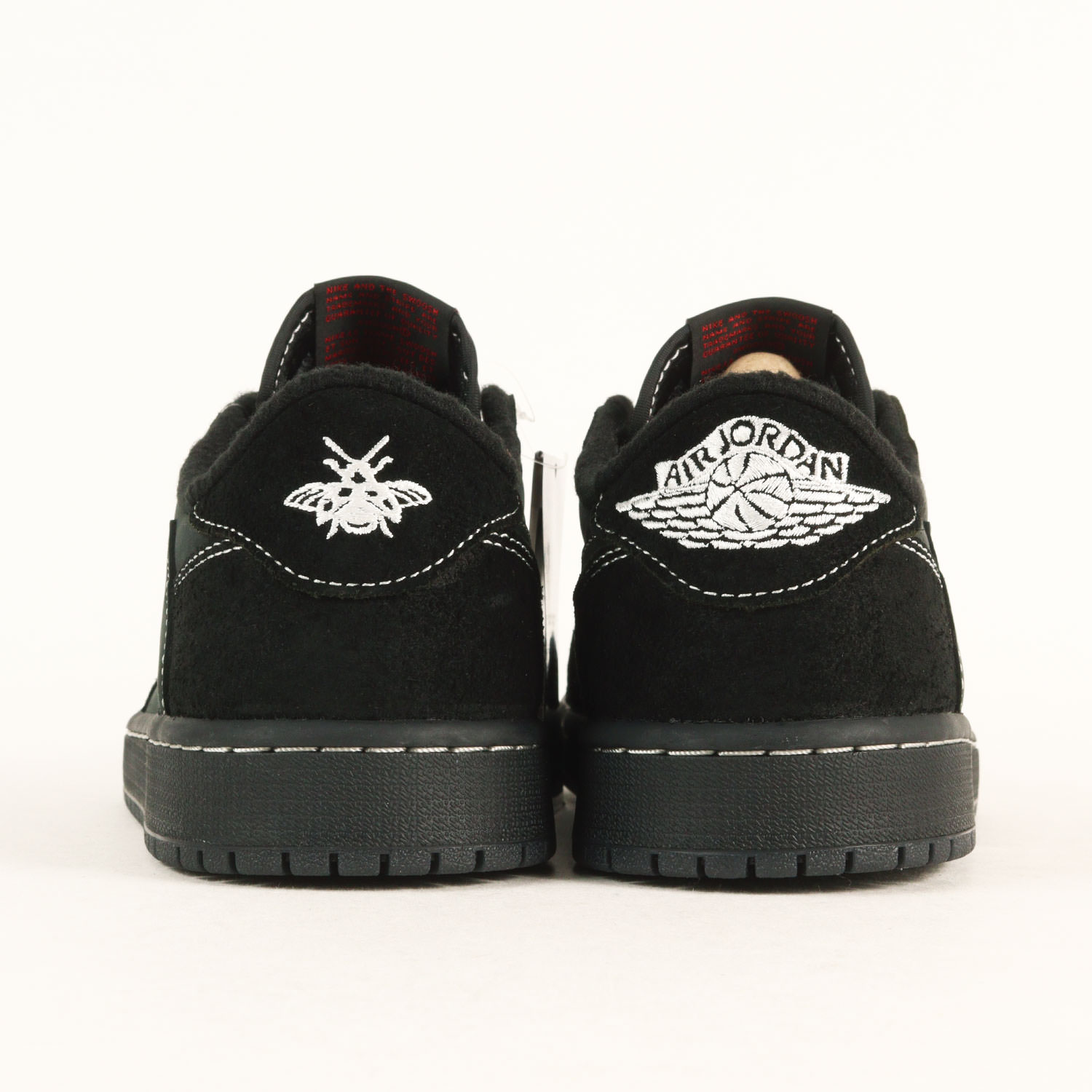 Nike Talla: US 9 (27.0cm) Travis Scott Air Jordan 1 Low OG SP Black Phantom DM7866-001 Travis Scott Air Jordan Low Black Black Low Cut Sneakers Shoes Collab [Hombre] [K4896] — vista 3