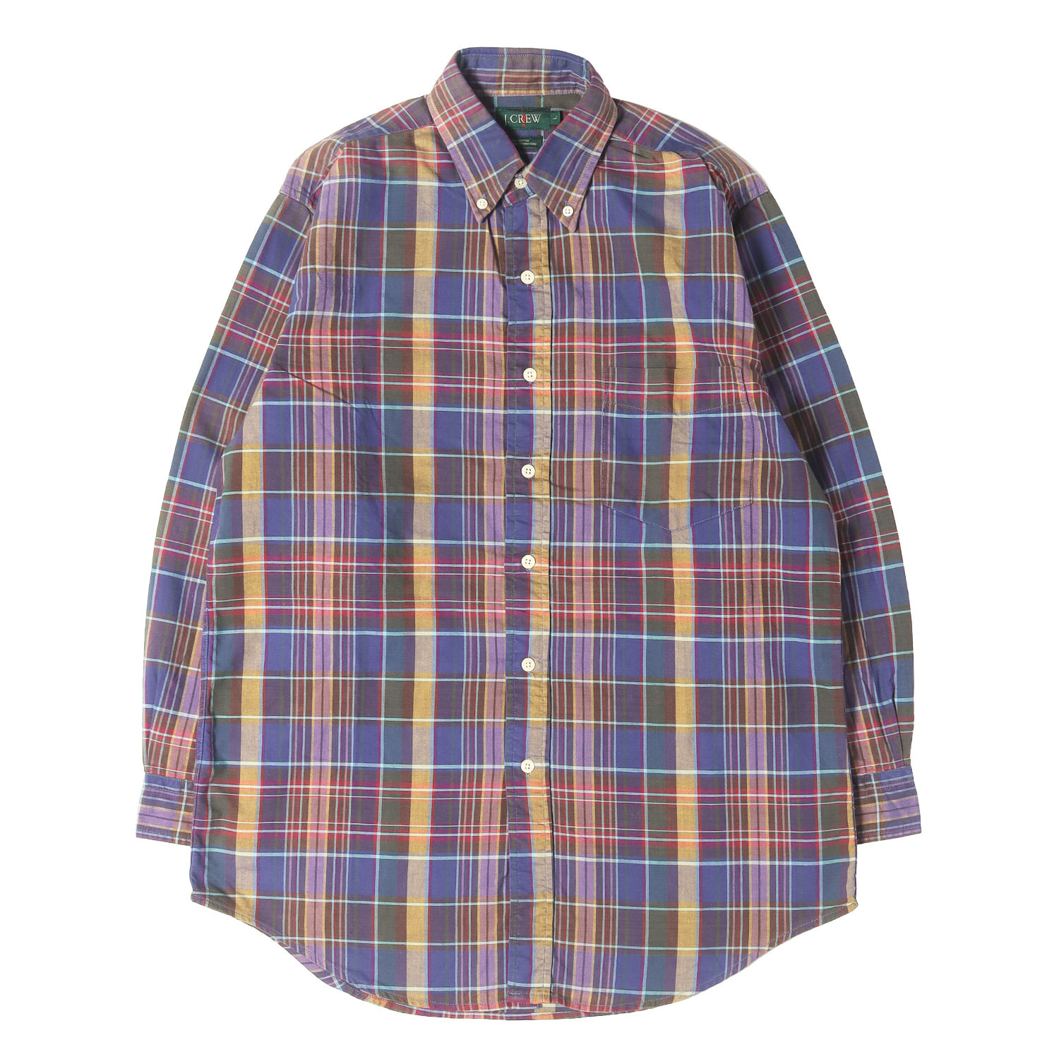 【巨人タグ】J.CREW ジェイクルー シャツ パープル ブラウン サイズ:L 90s チェック ボタンダウン シャツ 香港製 90年代 ヴィンテージ 古着 トップス カジュアルシャツ 長袖【メンズ】【中古】 楽天市場】J．crew ジェイクルー（カジュアルシャツ｜トップス