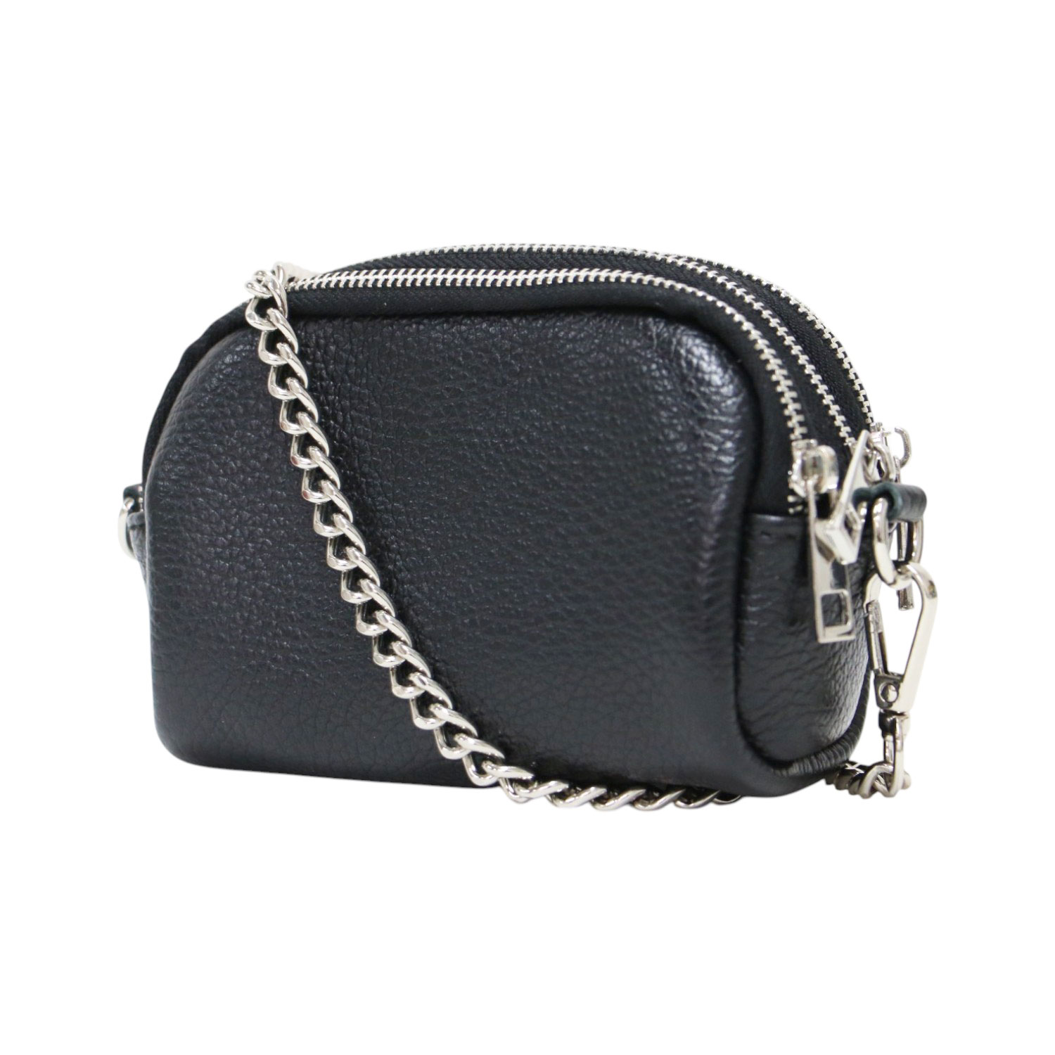 AULENTTI オウレンティ バッグ 24春夏 チェーン マイクロ バッグ chain Micro bag ショルダーバッグ 斜め掛け 肩掛け レザー ブラック 黒 ブランド カバン