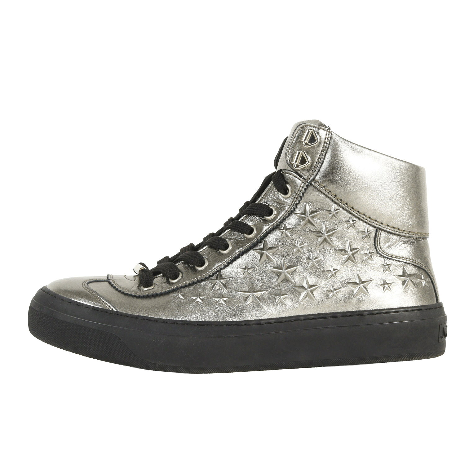 ニキタJIMMY CHOO ハイカットスニーカー ブラック/シルバー 楽天市場】ジミーチュウ ハイカットの通販