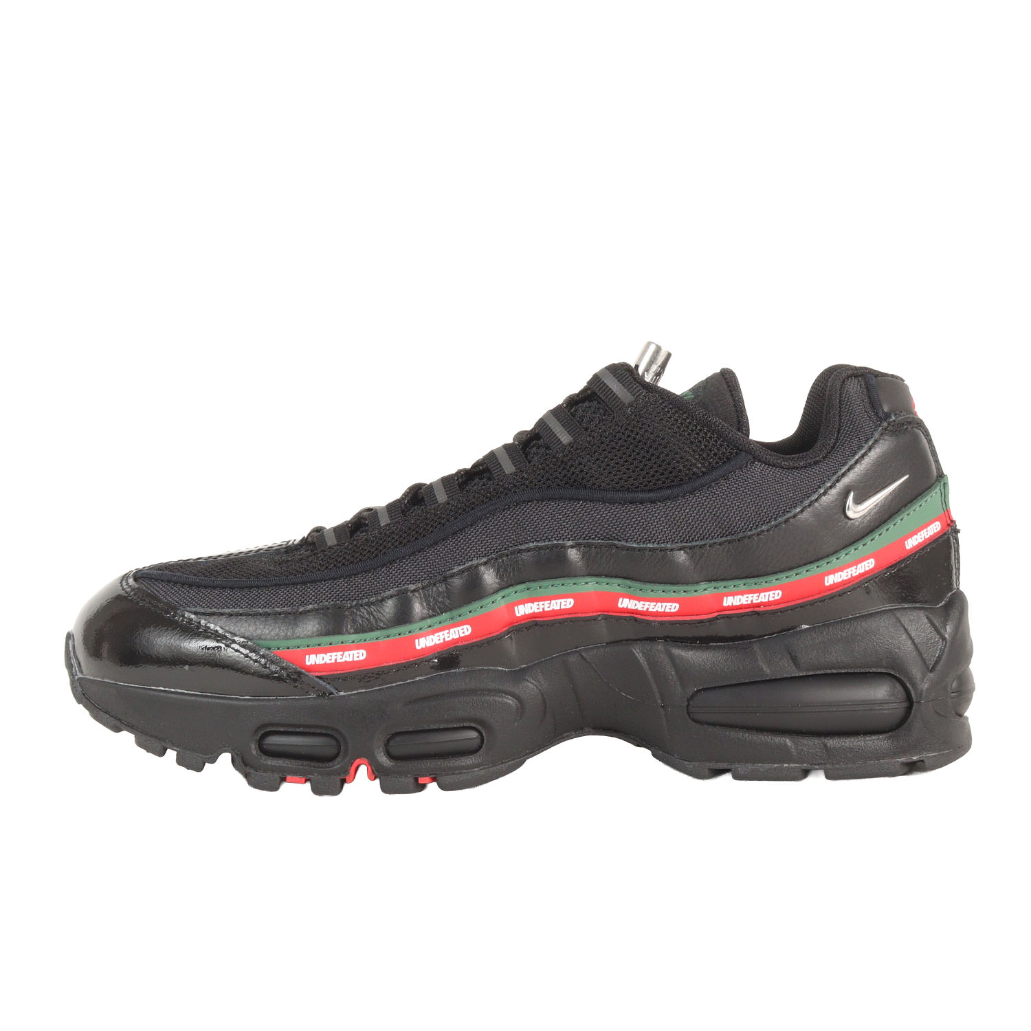 NIKE ナイキ サイズ:US7.5(25.5cm) UNDEFEATED AIR MAX 95 SP IB4453-001 アンディフィーテッド エアマックス95 ブラック メタリックシルバー ローカット スニーカー シューズ 靴 コラボ 別注