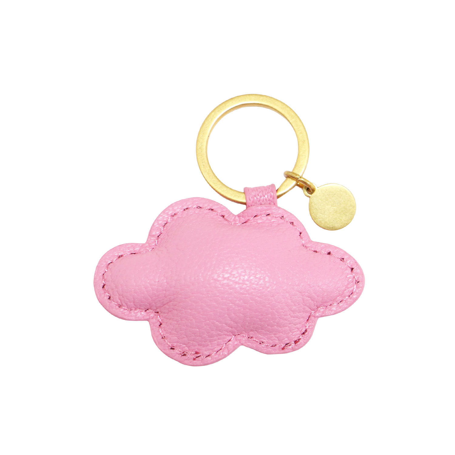 ブランド古着のBEEGLE by Boo-Beeの【美品】Marie-Helene de Taillac マリーエレーヌ ドゥ タイヤック スタッズ クラウド キーチャーム ストラップ ロゴ レザー ピンク ブランド ファッション アイテム 小物 雑貨【レディース】【中古】【K4899】｜アングル2