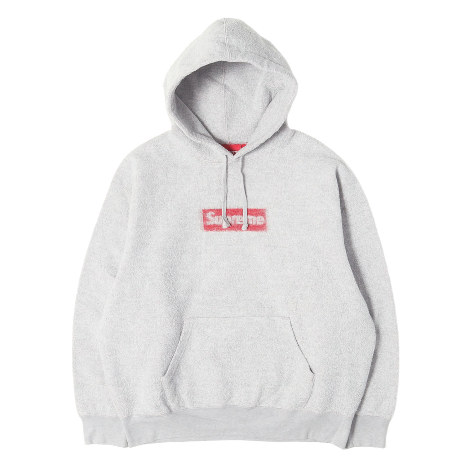 Scupreme シュプリーム パーカー ヘザーグレー サイズ:S 23SS インサイドアウト ボックスロゴ スウェットパーカー Inside Out Box Logo Hooded Sweatshirt トップス フーディー プルオーバー