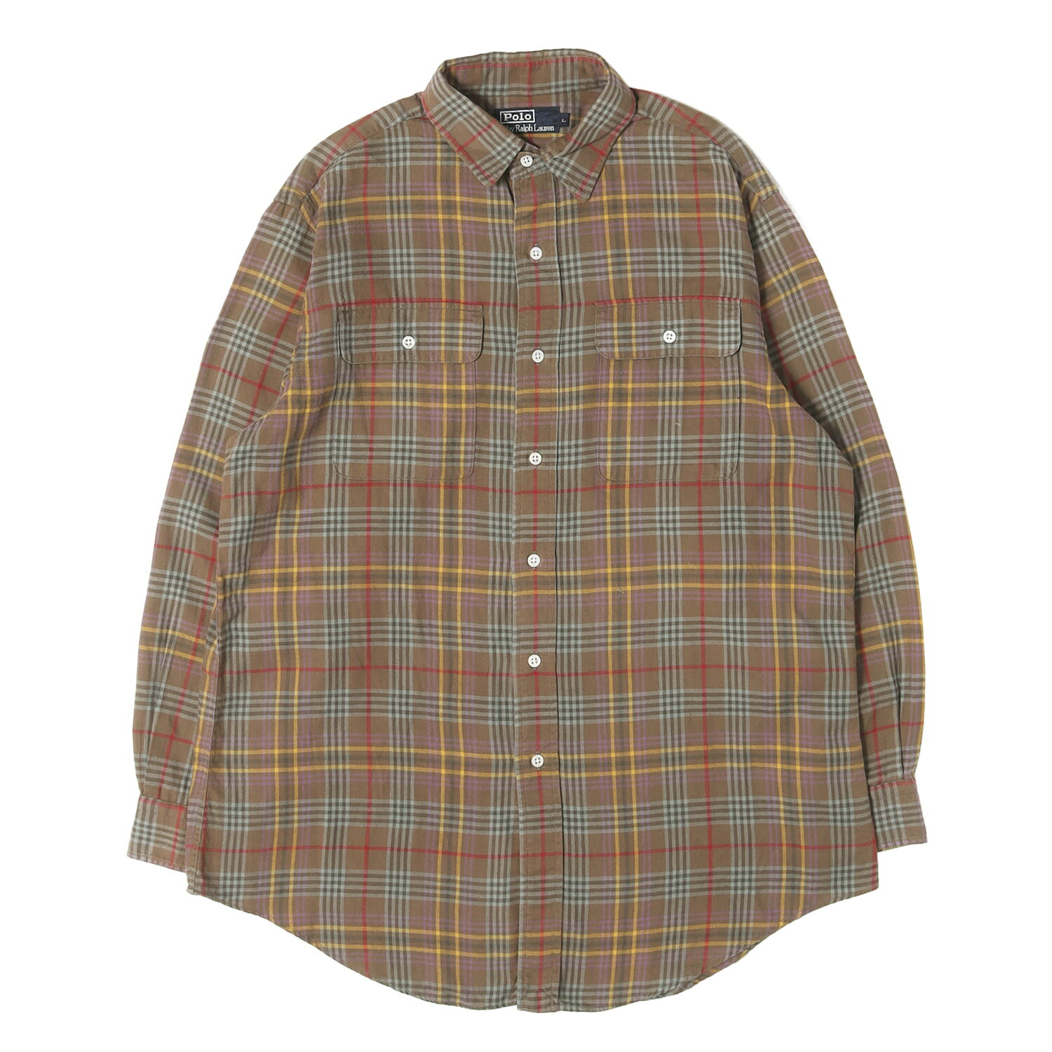 楽天市場】ラルフローレン POLO（スタイル（シャツ）ネルシャツ