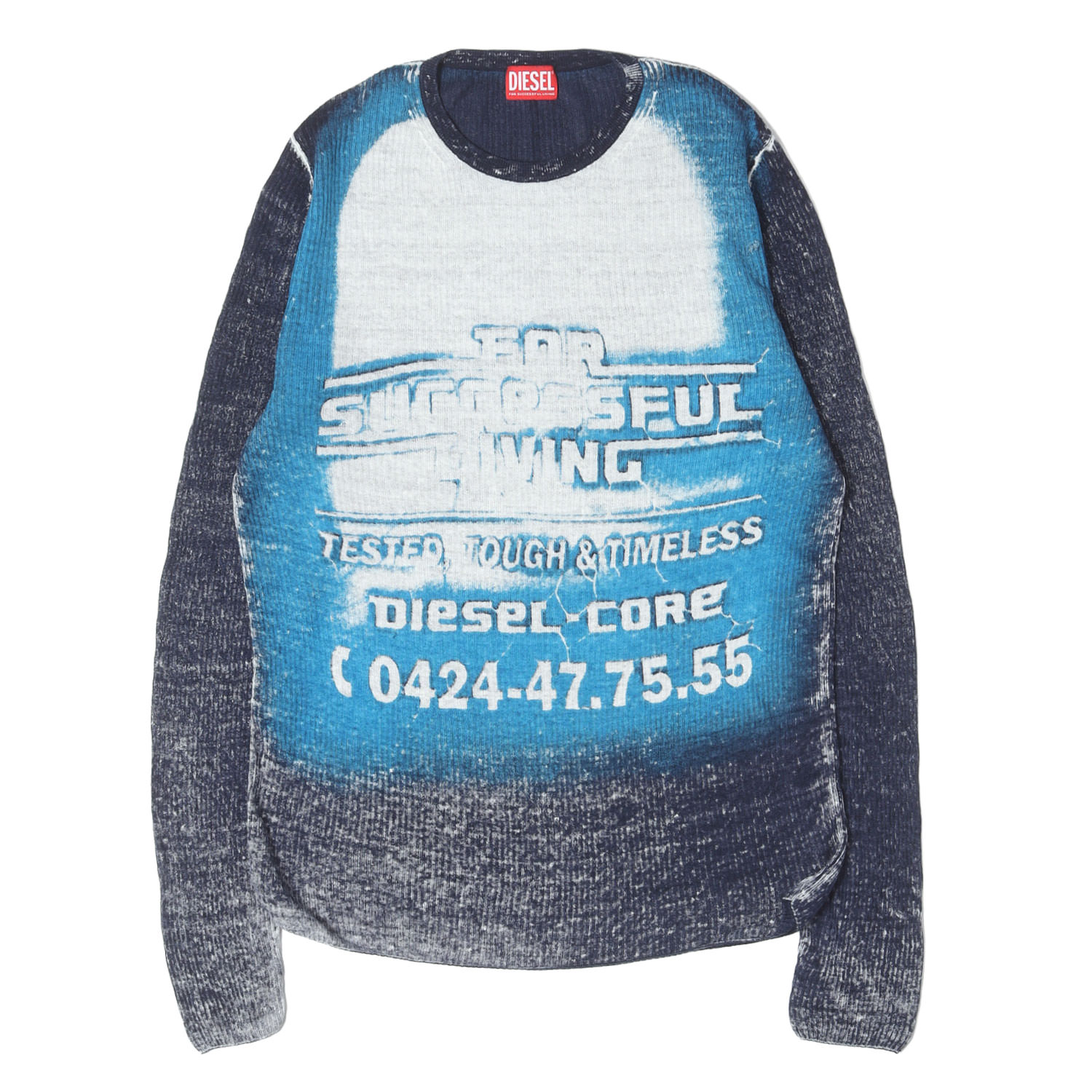 楽天市場】diesel ディーゼル（柄ロゴ）（ニット・セーター｜トップス