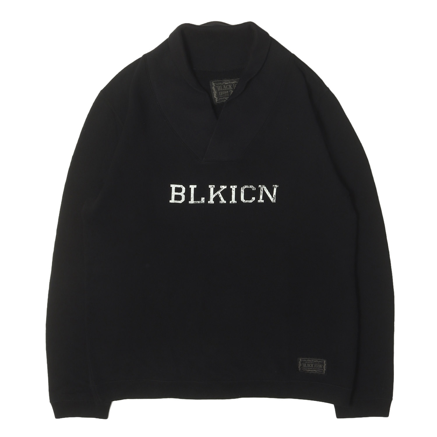 NEIGHBORHOOD ネイバーフッド スウェット ブラック 黒 M 00s BLACK ICON ショールカラー スウェットシャツ B.I.BLOCK / C-SHAWL. LS トップス トレーナー プルオーバー【メンズ】【中古】【K4910】
