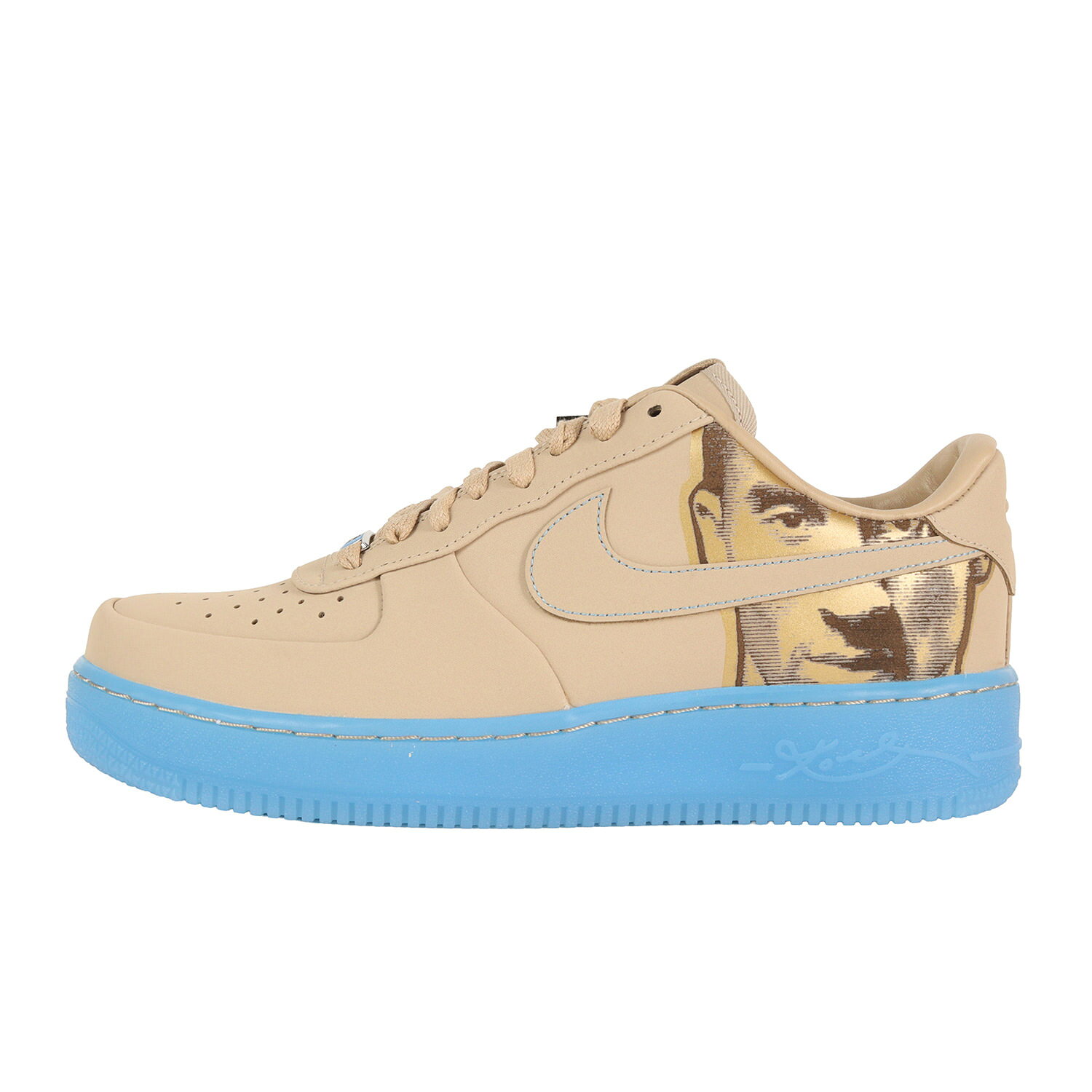 NIKE ナイキ US10(28.0cm) Kobe Bryant AIR FORCE 1 LOW PROTRO FCS LINEN IH1018-200 コービー・ブライアント コラボ エアフォース ロー プロ リネン×ユニバーシティブルー ローカット スニーカー シューズ 靴