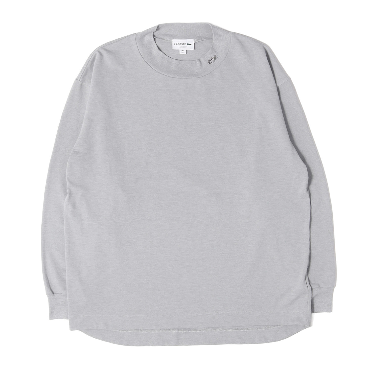 楽天市場】モックネック tシャツ 長袖（ブランドラコステ）（メンズ