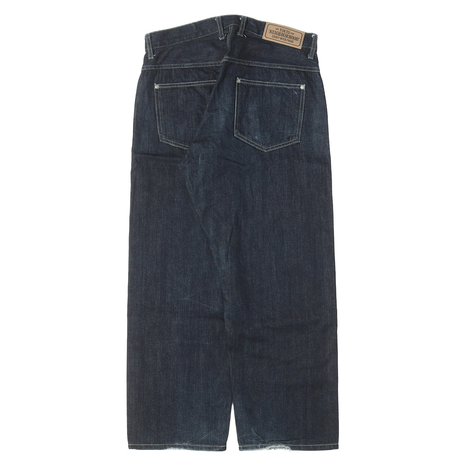 NEIGHBORHOOD ネイバーフッド パンツ インディゴ S 21AW セルビッジ デニムパンツ 211 / C-PT 212XBNH-PTM10 日本製 ボトムス ジーンズ ジーパン【メンズ】【中古】【K4929】