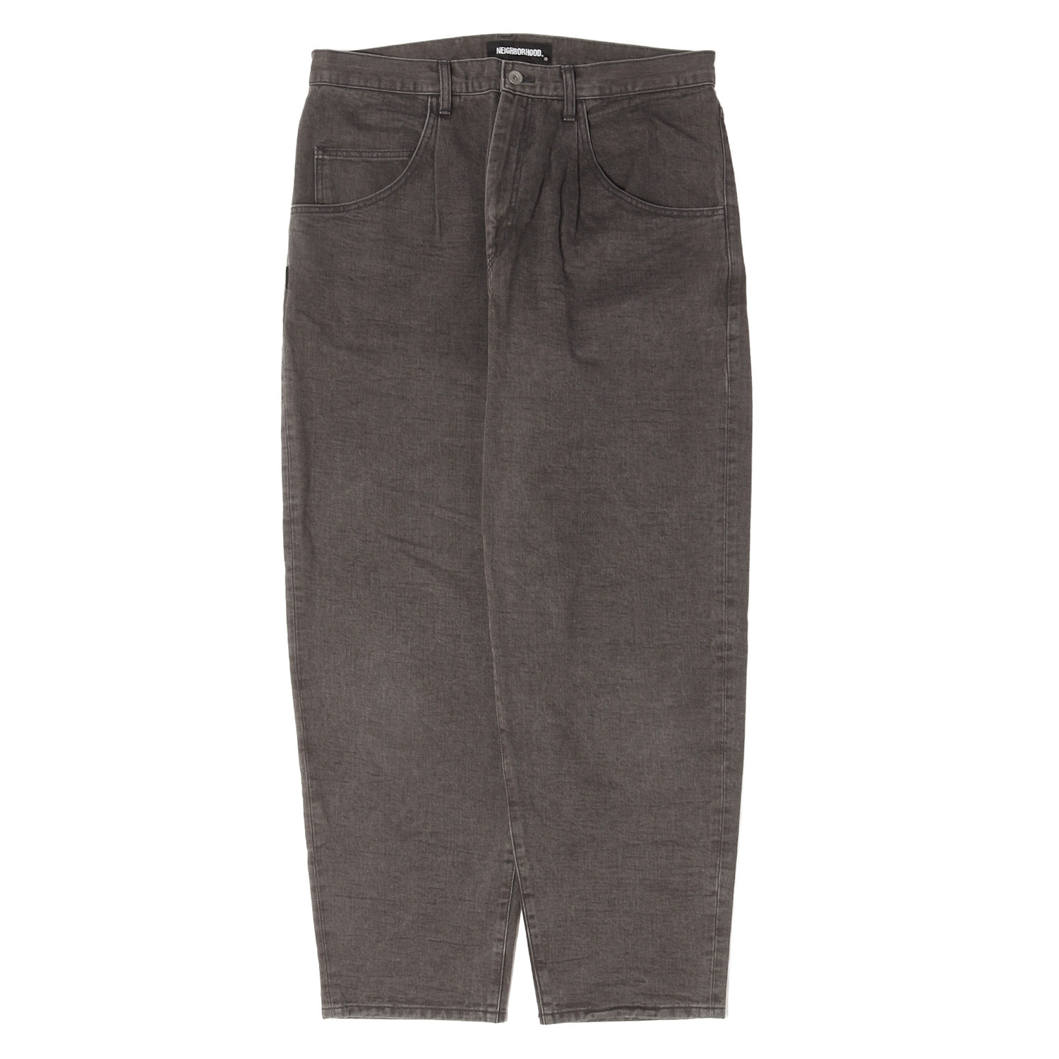 NEIGHBORHOOD ネイバーフッド パンツ チャコール L 20AW ウォッシュ加工 バギー デニムパンツ BAGGY / C-PT 202SPNH-PTM03 日本製 ボトムス ジーンズ ジーパン ズボン【メンズ】【中古】【美品】【K4929】