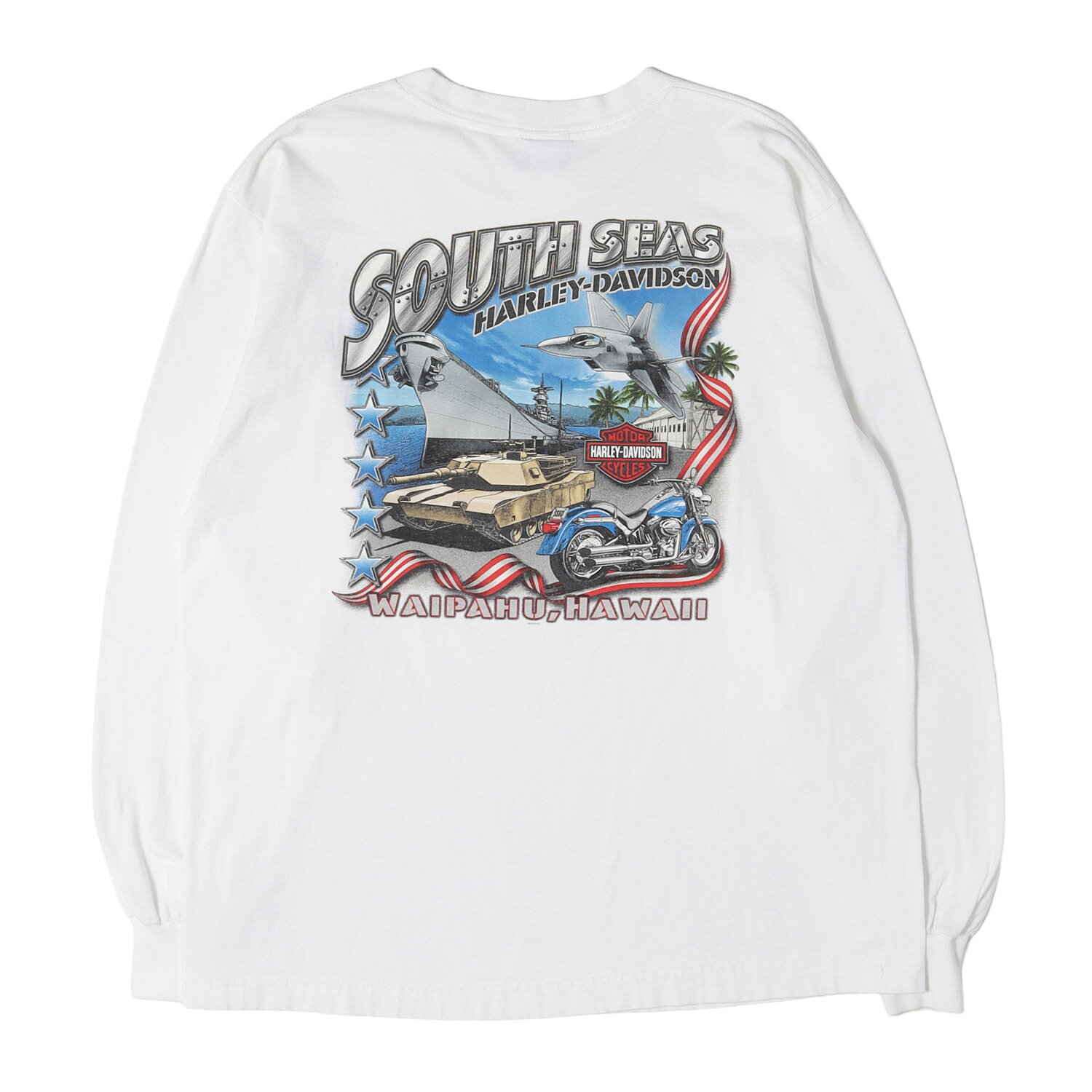 『希少』ハーレーダビッドソン ヴィンテージ ロングTシャツ クローバー 楽天市場】ハーレーダビッドソン Tシャツ（袖の長さ長袖）の通販