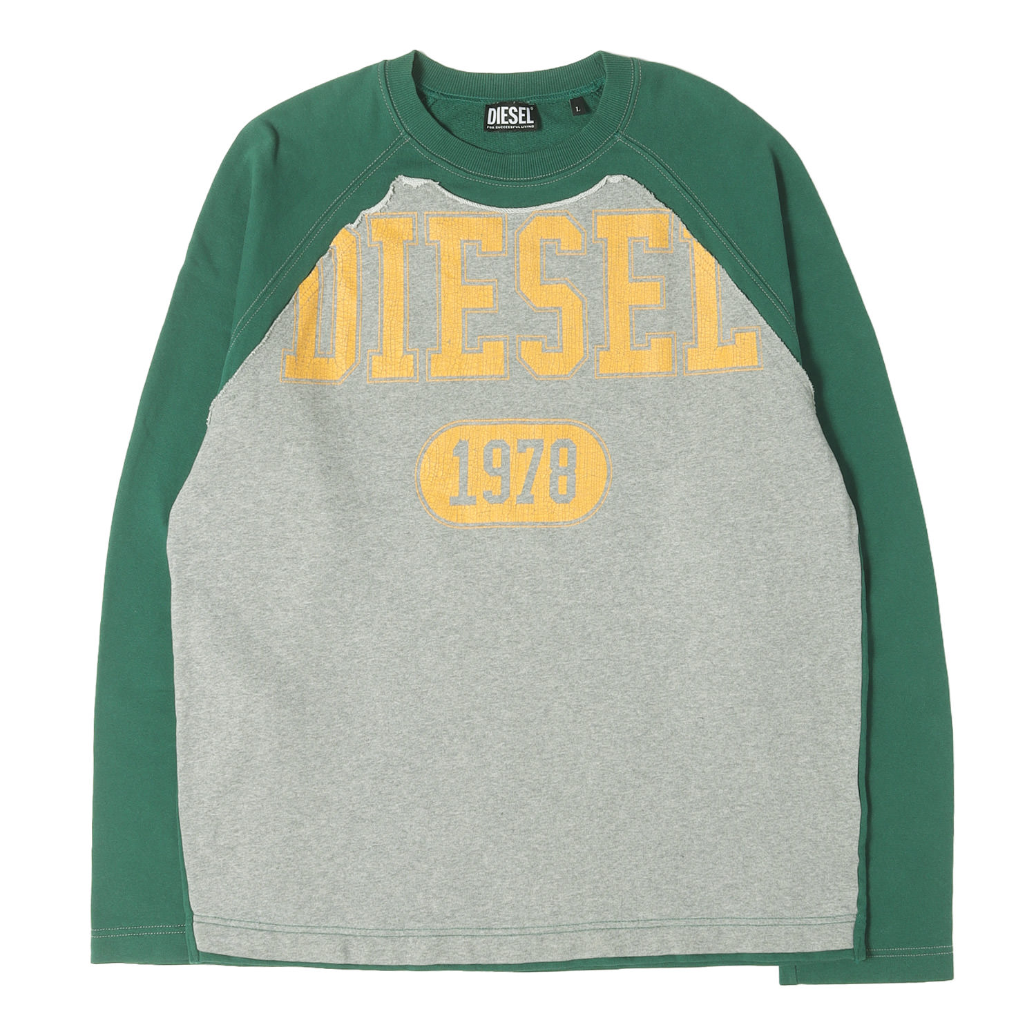 DIESEL ロゴ　イエロー ロゴスウェット　トレーナー　サイズS 新品タグ付き 楽天市場】DIESEL ディーゼル（柄ロゴ）（スウェット・トレーナー