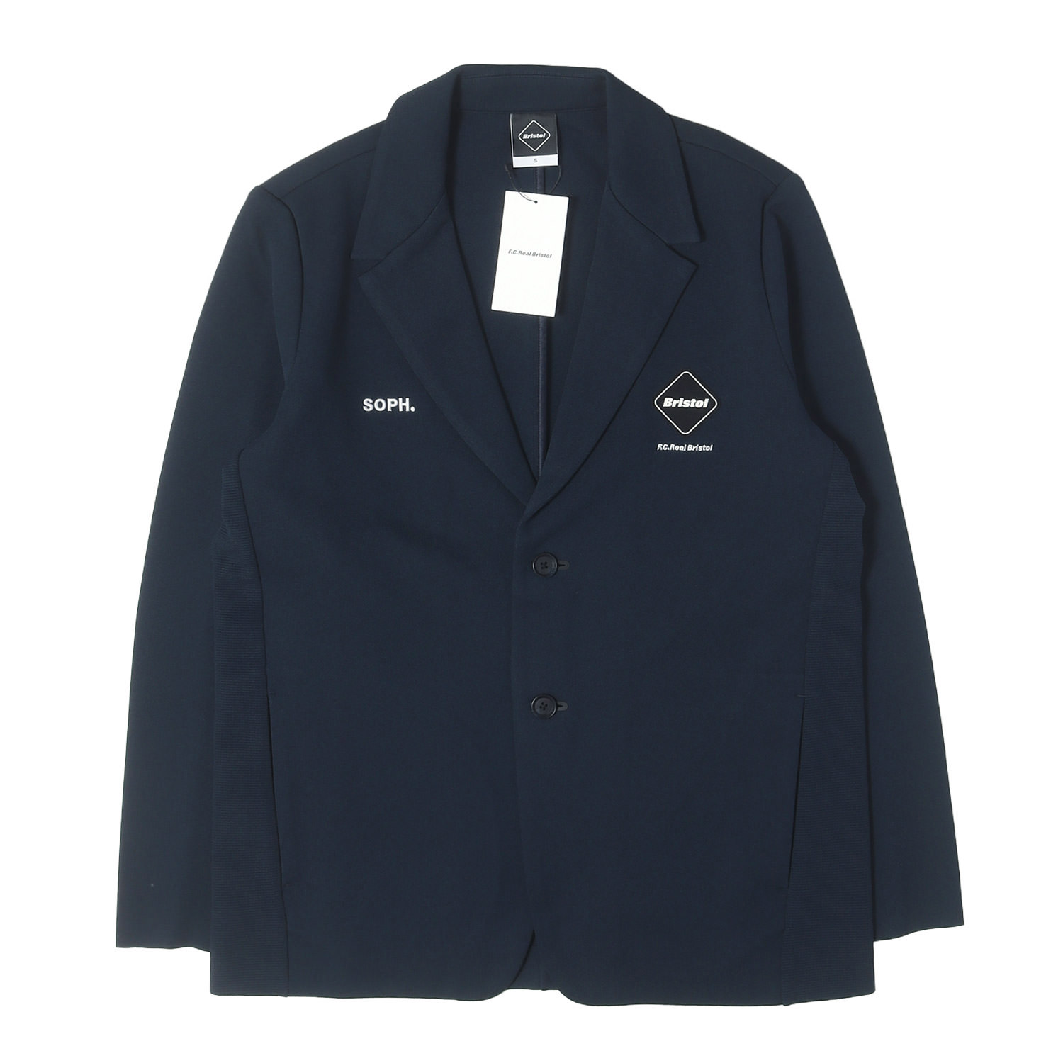 F.C.Real Bristol エフシーレアルブリストル ジャケット ネイビー 紺 S 26SS テックニット ブレザー テーラードジャケットTECH KNIT BLAZER FCRB-260021 アウター ブルゾン 上着【メンズ】【K4957】