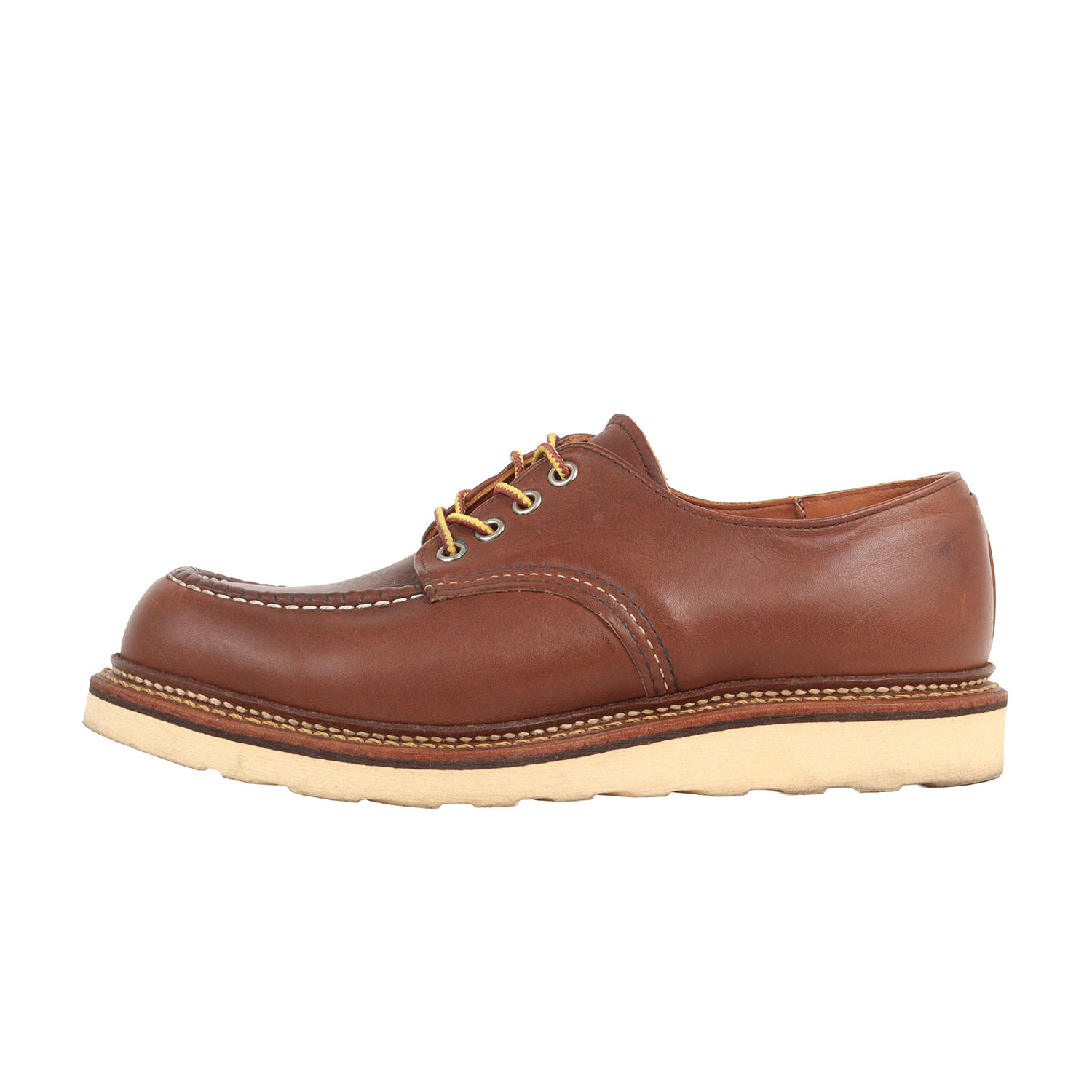 Red Wing レッド ウィング US7.5D(25.5cm) 人気品番 8109 ワーク オックスフォード モックトゥ レザー ブーツ 2011年製 Work Oxford マホガニー USA製 ワーク シューズ 靴【メンズ】【中古】【美品】【K4942】