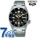 セイコー5 スポーツ SKX Series 自動巻き 腕時計 ブランド メンズ Seiko 5 Sports SBSA301 アナログ ブラック 黒 日本製 お...