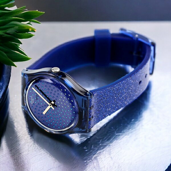 スウォッチ SWATCH レディース 腕時計 BLUMINO クオーツ GN270 時計 ブルミノ 34mm ブルー