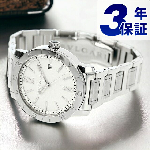 ブルガリブルガリ 腕時計（メンズ） ブルガリ BVLGARI ブルガリブルガリ 41mm 自動巻き メンズ BB41WSSD 腕時計 ブランド ホワイト 記念品 プレゼント ギフト