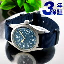 ハミルトン カーキ フィールド メカ 38mm 手巻き 腕時計 ブランド メンズ レディース HAMILTON H69439940 アナログ ブルー スイス製
