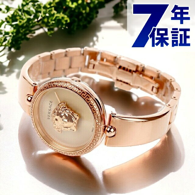 \スーパーSALE★さらに+9倍/ ヴェルサーチ パラッツォ エンパイア クオーツ 腕時計 ブランド レディース VERSACE VECQ00718 アナログ ピンクゴールド スイス製