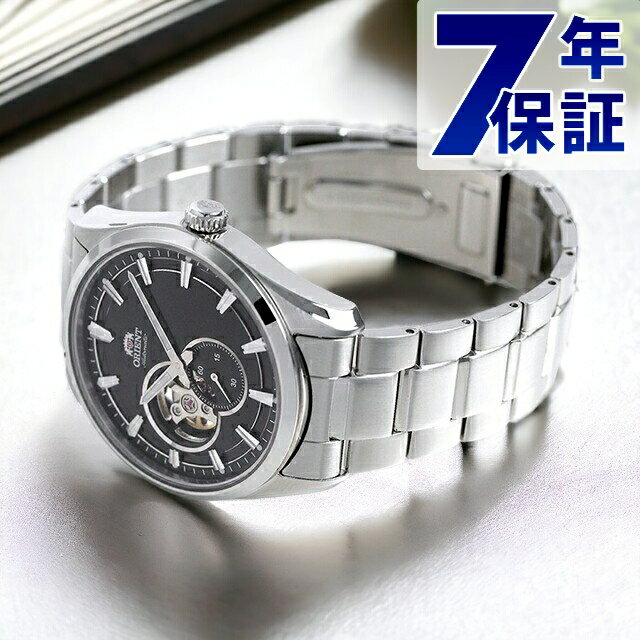 【7月下旬入荷予定予約受付中】 オリエント セミスケルトン 自動巻き RN-AR0001B 46系F6 腕時計 メンズ ブラック CONTEMPORARY ブランド おしゃれ 防水 プレゼント 男性 実用的