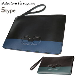 サルヴァトーレ フェラガモ Salvatore Ferragamo フェラガモ クラッチバッグ メンズ 小さめ バッグ ブランド ファスナー セカンドバッグ ビジネス ファッション ハイブランド 記念日 誕生日プレゼント 男性 クリスマス ギフト おしゃれ