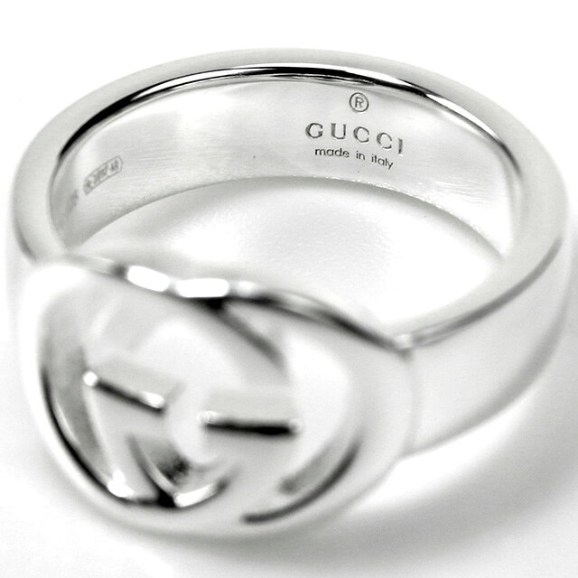 GUCCI 指輪 メンズ グッチ指輪レディース ダブルGリング シルバーブリットリング s...