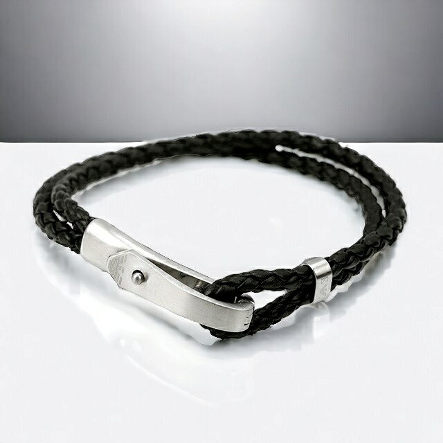 EMPORIO ARMANI エンポリオ アルマーニ ブレスレット レザー メンズ ブランド レディ ...
