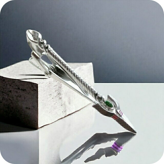 ＼さらに+9倍★ポイントUP／ SWANK×EVANGELION スワンク ネクタイピン エヴァ コラボ ブランド ヱヴァンゲリヲン カシウスの槍 タイバー タイピン EVA-2016-TIE07 メンズ シルバー アクセサリー 日本製 誕生日プレゼント ギフト プレゼント 実用的