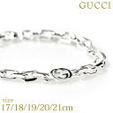 グッチ シルバーアクセサリー メンズ グッチ ブレスレット GUCCI インターロッキングG sterling silver メンズ レディース 620798 J8400 8106 シルバー アクセサリー 17cm 18cm 19cm 20cm 選べるモデル