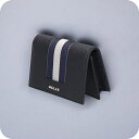 \全品さらに+9倍/ バリー カードケース メンズ レディース ブランド BALLY レザー 6309705 ブラック ネイビー 小物