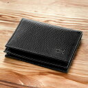 カルバンクライン カードケース メンズ ブランド CALVIN KLEIN Card Case(Key Fob Gift Set) Leather 革 レザー ...