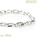 グッチ ブレスレット メンズ レディース ブランド GUCCI インターロッキングG シャイニーフィニッシュ スターリングシルバー 620798 J8400 8106 シルバー アクセサリー