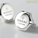 グッチ ピアス（レディース） グッチ ピアス メンズ レディース ブランド GUCCI トレードマーク スタッズ ピアス スターリングシルバー スタッド 両耳用 779171 J8400 8106 シルバー アクセサリー