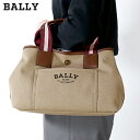 バリー 帆布・キャンバス トートバッグ メンズ バリー トートバッグ メンズ レディース ブランド BALLY ドライヴァリア トート M キャンバス レザー 6306290 サンドベージュ バッグ