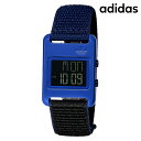\さらに+4倍★今だけ!!/ アディダス RETRO POP DIGITAL クオーツ 腕時計 ブランド メンズ レディース adidas AOST23066 デジタル ブラック ブルー 黒