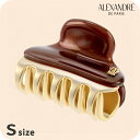 アレクサンドル ドゥ パリ ヘアクリップ レディース ブランド ALEXANDRE DE PARIS ヴァンドームSクリップ ICC45-14339-02-X4 パールブラウン ヘアアクセサリー