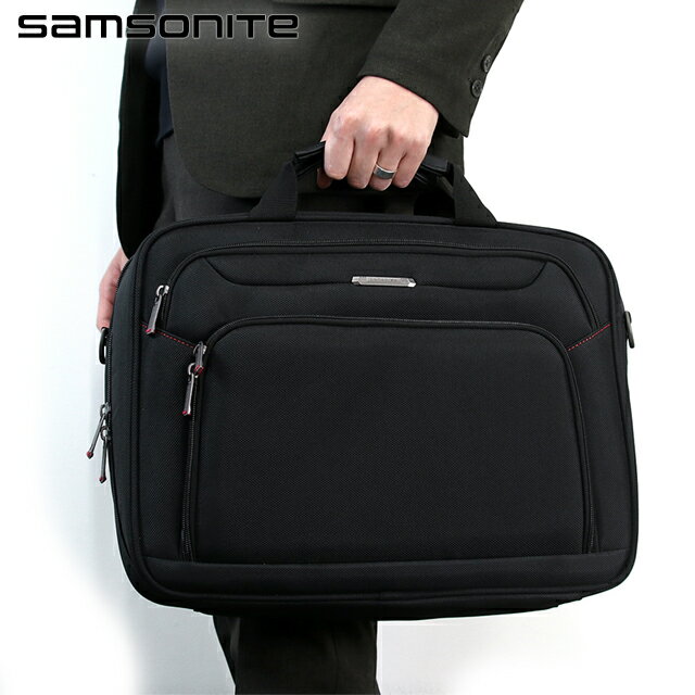 サムソナイト ビジネスバッグ Samsonite ゼノン3 ビジネスカバン パソコンバッグ PCバッグ ブリーフケース リクルートバッグ 1680デニールバリスティックナイロン メンズ 89436-1041 Black バッグ ギフト 父の日 プレゼント 実用的