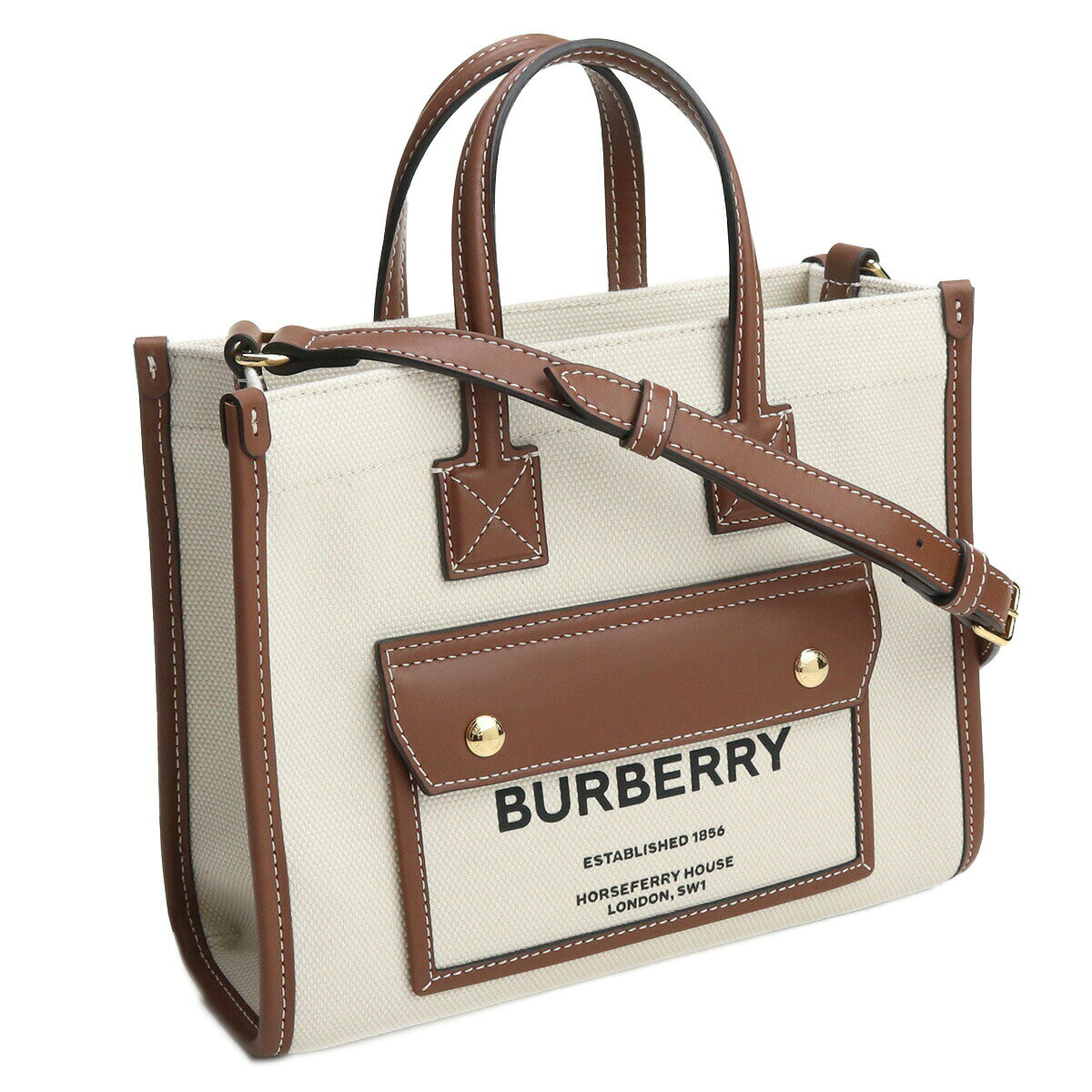 バーバリー トートバッグ レディース ブランド BURBERRY コットン イタリア 8044143 NATURAL-TAN ホ beeight-10010204 Infinitown サンプル画像3