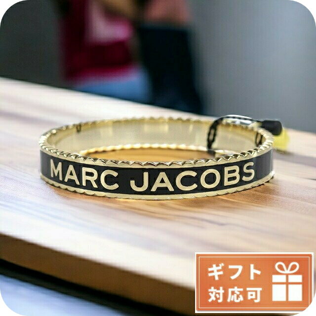 マーク・ジェイコブス バングル レディース MARC JACOBS メタル J105MT7PF22 BLACK-GOLD ブラック ジュエリーアクセサリー