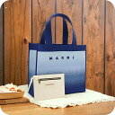 \さらに+9倍★16日02時迄/ マルニ トートバッグ レディース MARNI ポリエステル イタリア SHMP0076A5 ブルー系 バッグ
