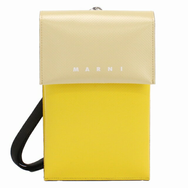 マルニ ポシェット メンズ MARNI ポリエステル イタリア TEMI0004A4 イエロー系 ベージュ系 バッグ 父の日 プレゼント 実用的 2